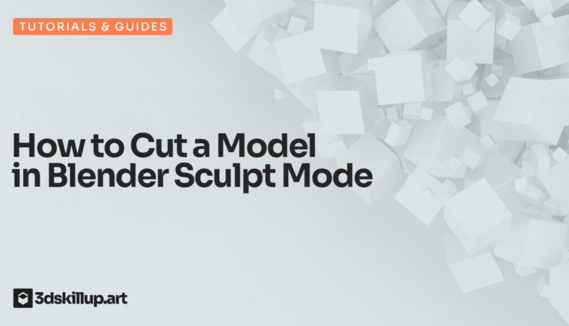 How to Cut a Model in Blender Sculpt Mode