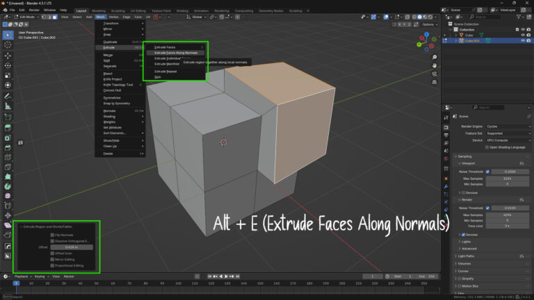 mastering-extrusion-in-blender-3dskillup