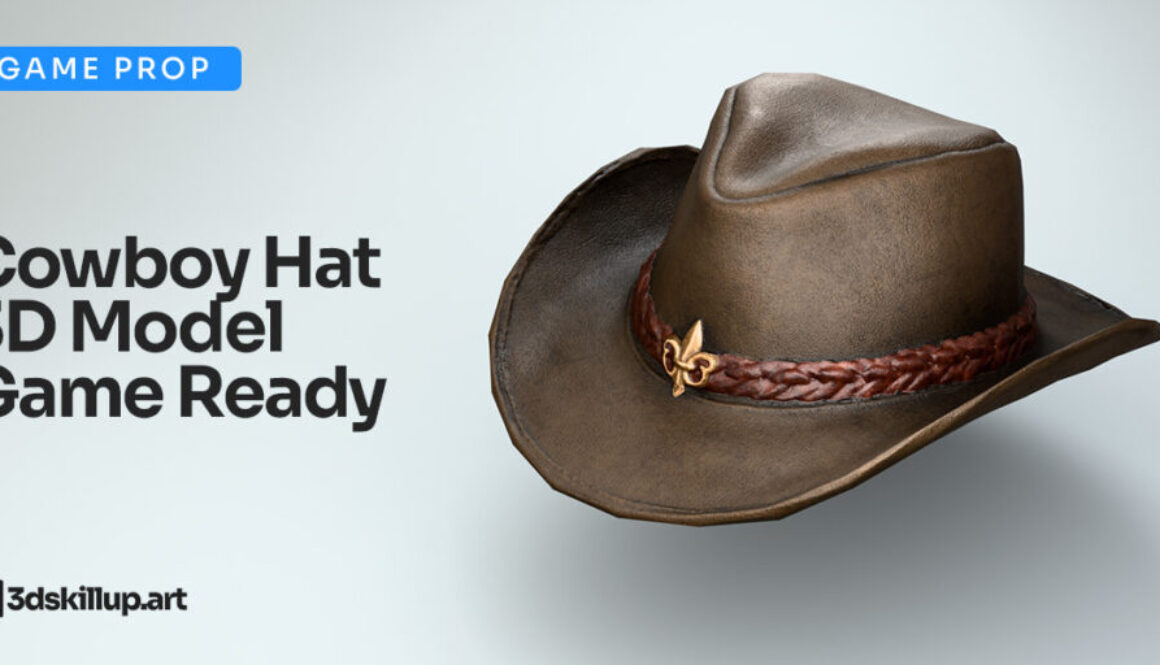 Cowboy Hat 3D Model - Game-Ready