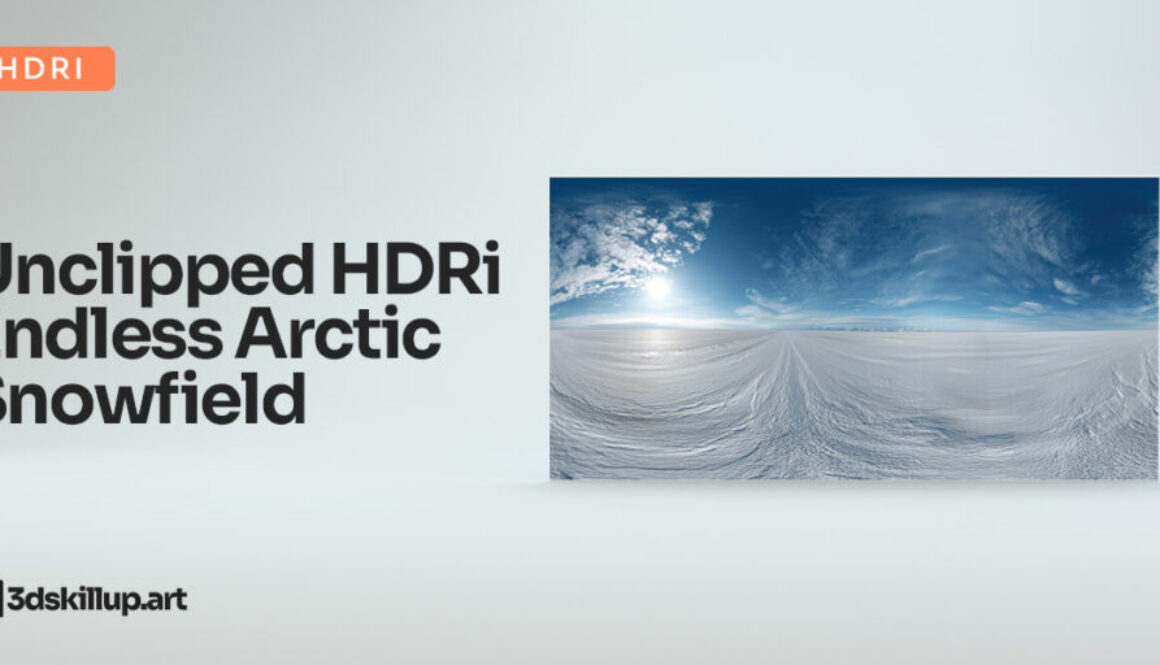 Unclipped Hdri Endless Arctic Snowfield