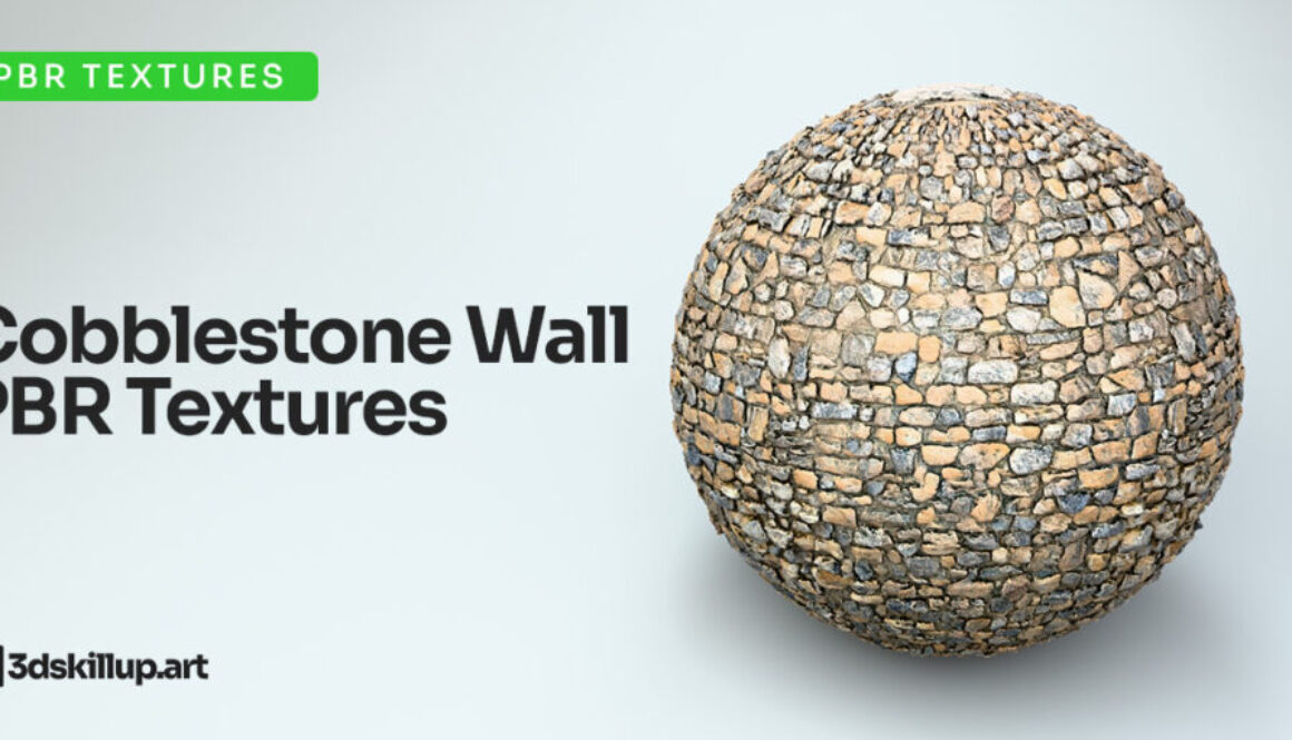 Cobblestone Wall PBR Texture