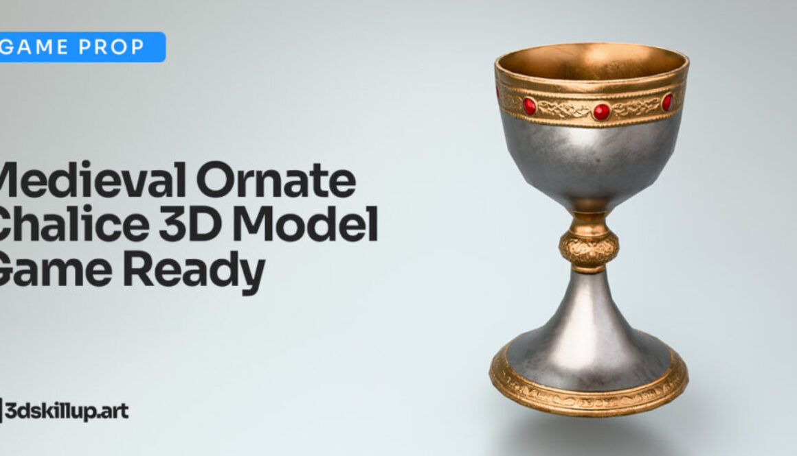 Medieval Chalice 3D Model – Game Ready PBR Asset