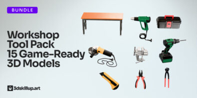 Workshop Tool Pack 3D Models – Game Ready Assets