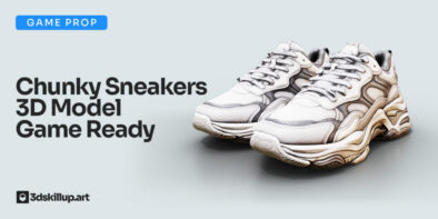 Chunky Sneakers 3D Model for Unity URP