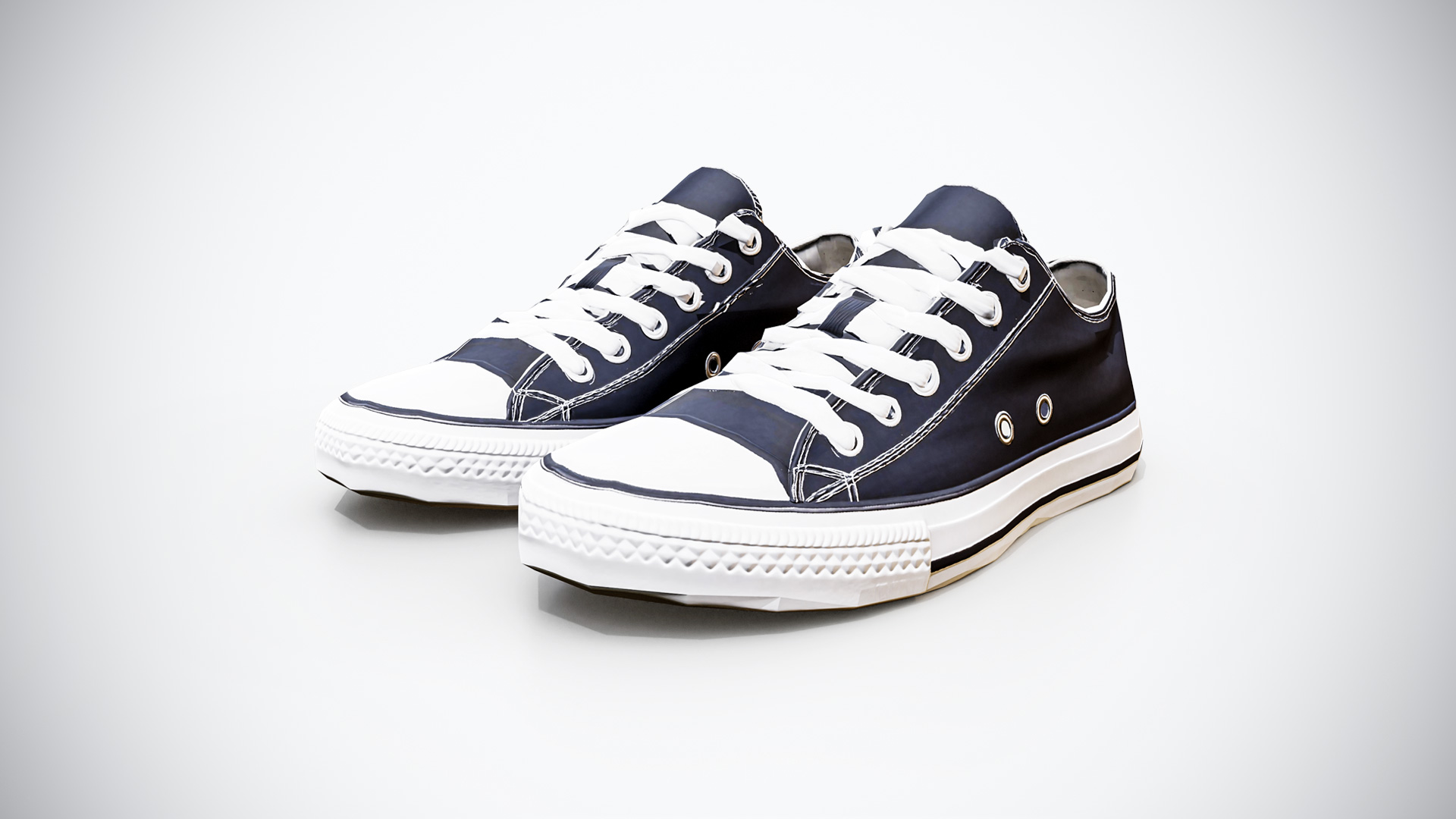 Low-Top Sneakers 3D Model for Unity URP