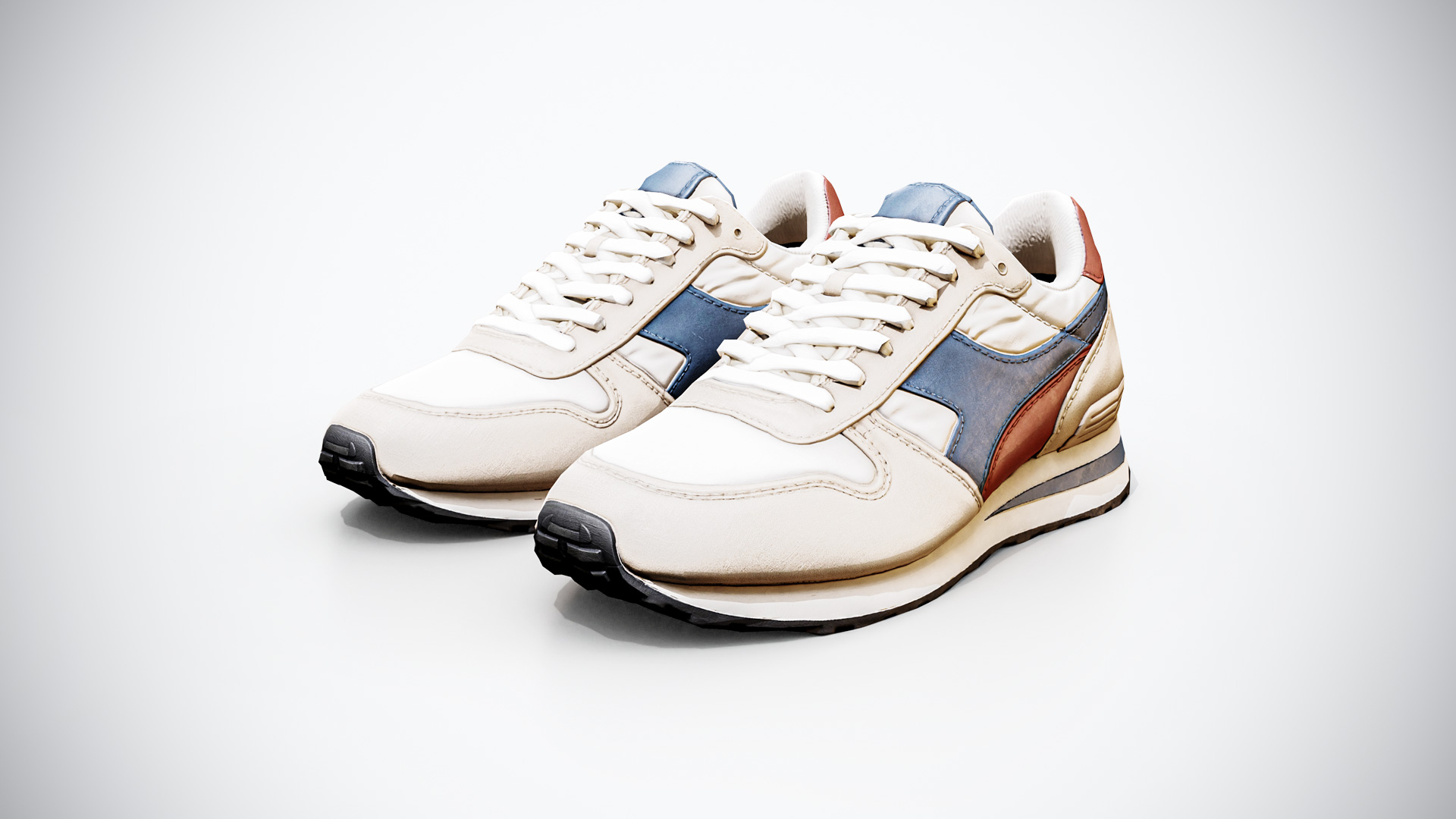 Vintage Sneakers 3D Model for Unity URP