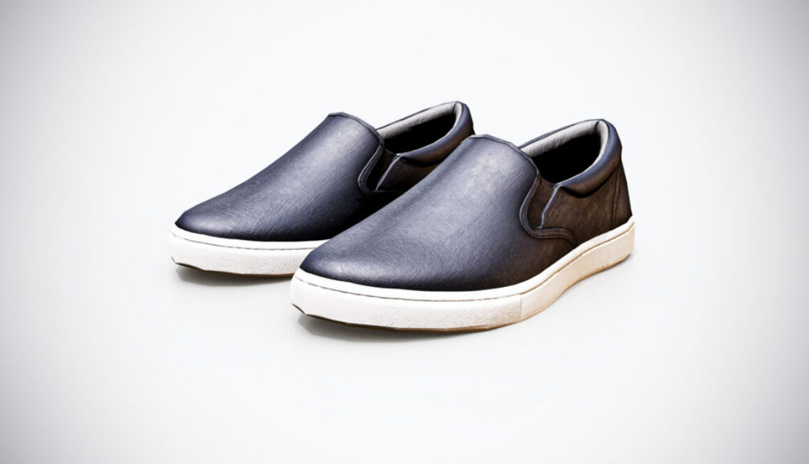 Slip-On Shoes 3D Model – Game-Ready Footwear