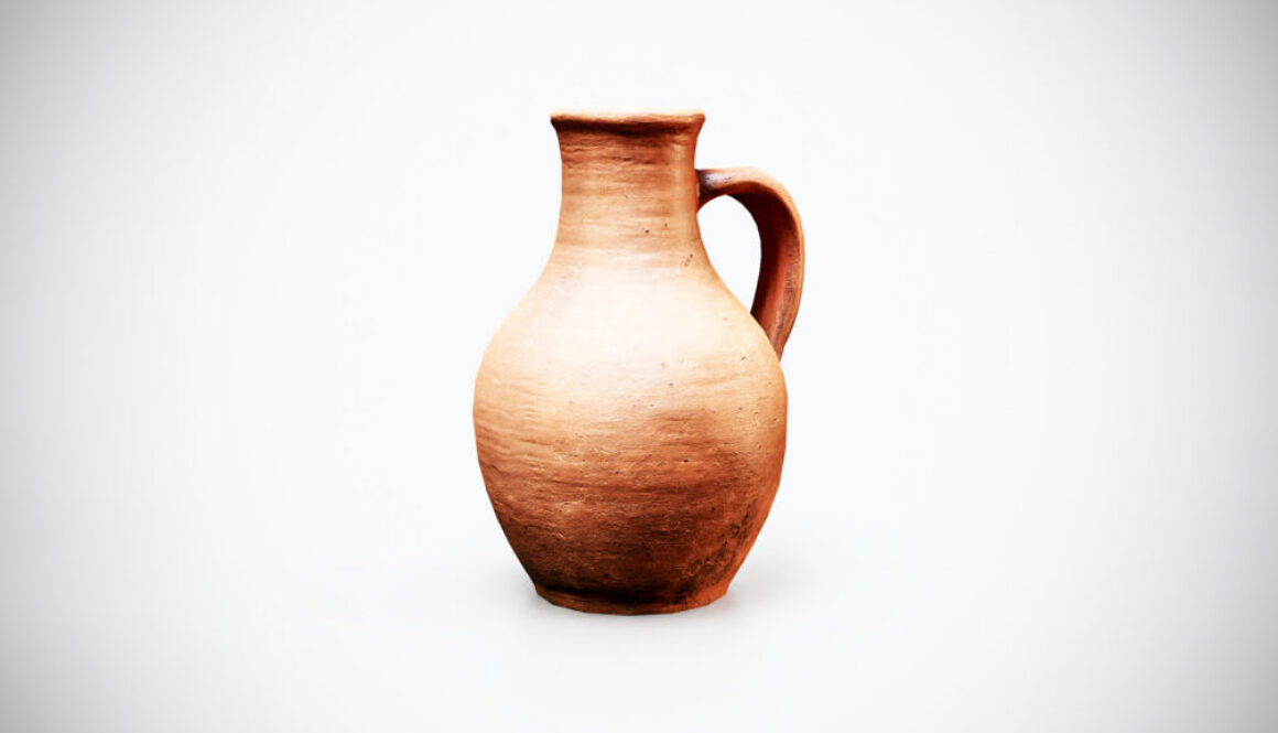 Medieval Terracotta Pitcher 3D Model