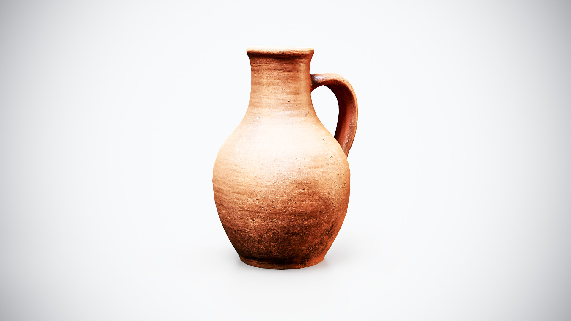 Medieval Terracotta Pitcher 3D Model