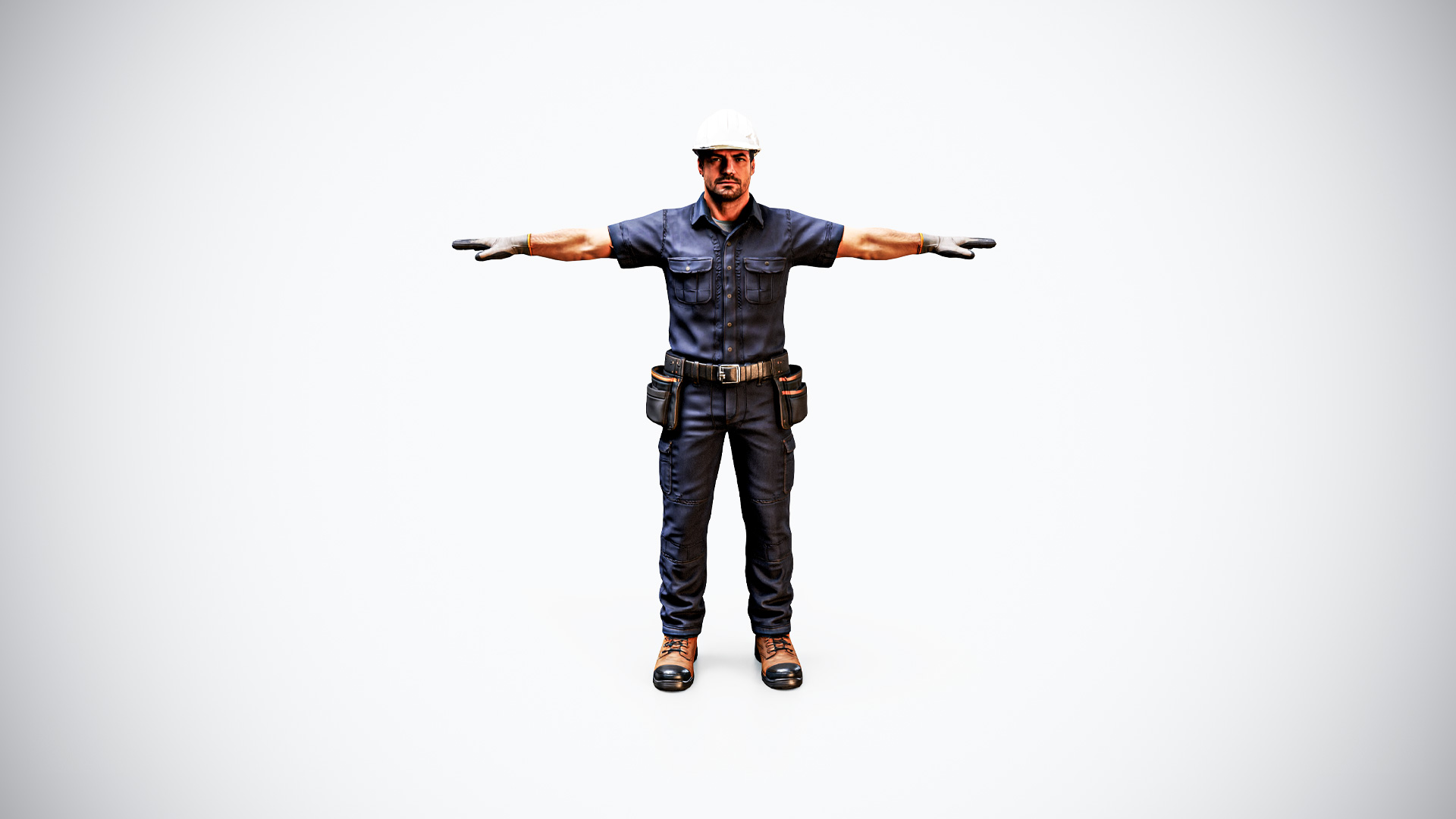 Electrician 3D Model Game Ready