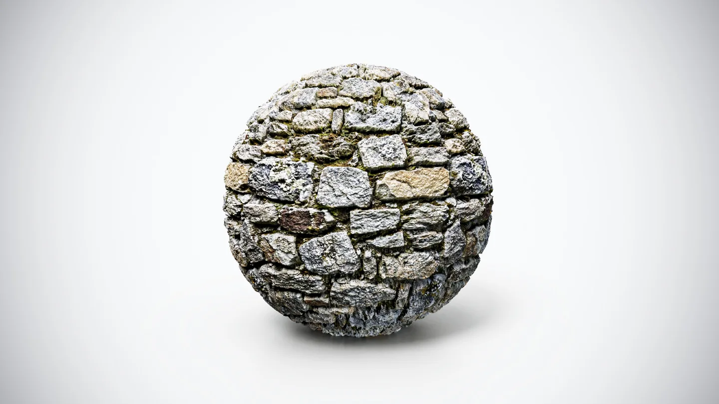 Stone Wall Pbr Texture – 4K